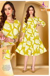 Apsara By Mayra Rayon Printed  Anarkali Kurtis Wholesale Price In Surat
